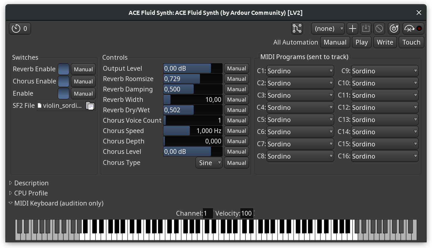 ACE Fluid Synth