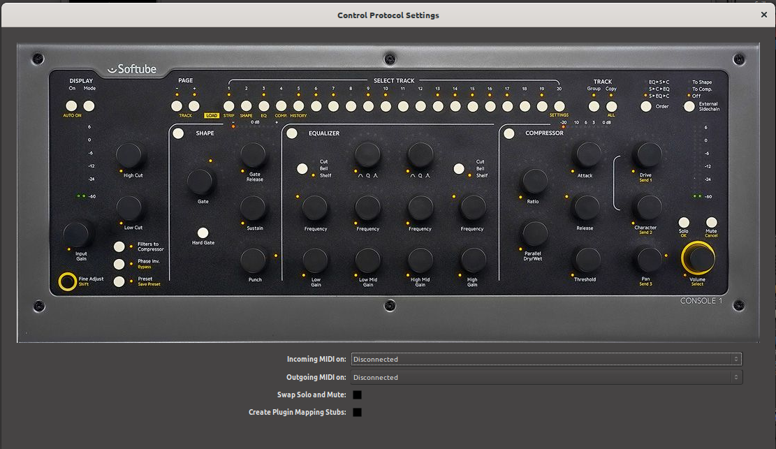 The Ardour Manual - Using the Softube Console1