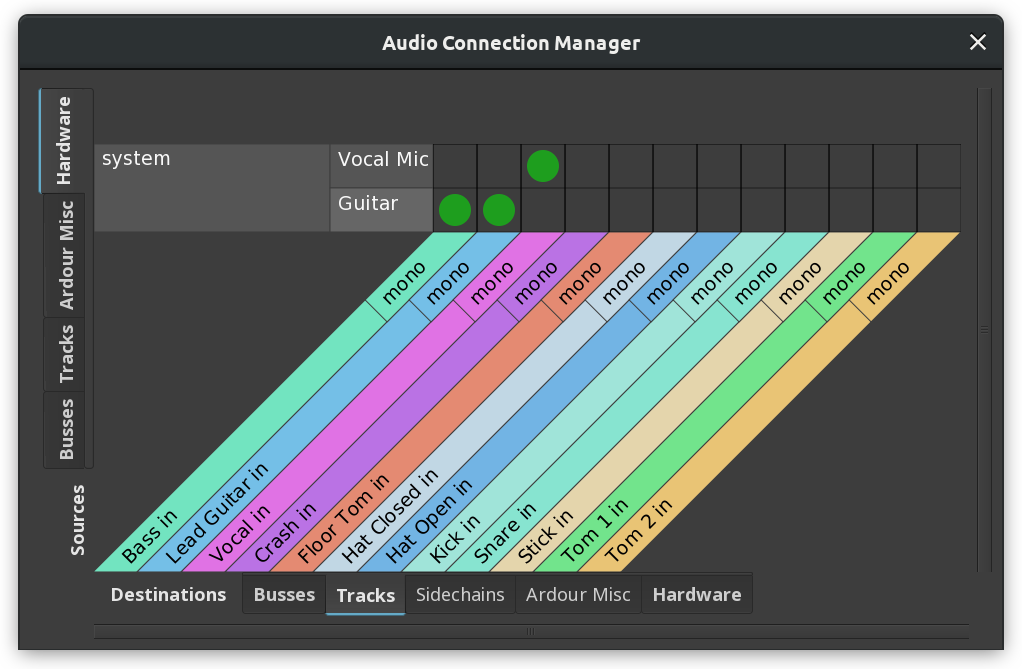 An example patchbay